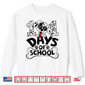 Sweatshirt 100 Days of School Dalmatian Dog Boy Kid 100th Day of School Shirt