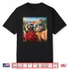 Funny Valentine Cat Raccoon Selfie Love Meme Shirt