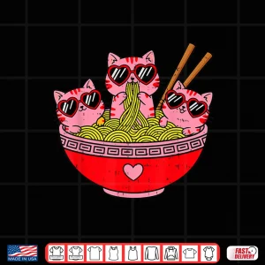 Design Cat Kitten Valentine Anime Valentines Day for Kid Boys Girls Shirt