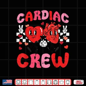 Design Valentine Nurse Cardiac Crew Heart Funny Scrub Top Men Women Shirt
