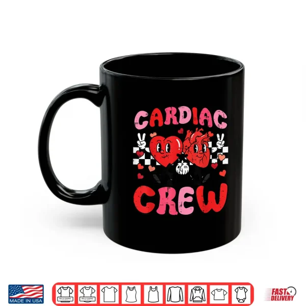 Mug Valentine Nurse Cardiac Crew Heart Funny Scrub Top Men Women Shirt