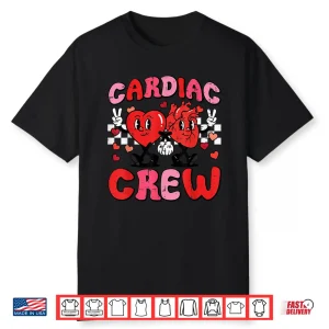 Valentine Nurse Cardiac Crew Heart Funny Scrub Top Men Women Shirt