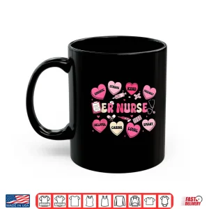 Valentine Er Nurse Hearts Coquette Pink Women Shirt 3 Mug Valentine ER Nurse Hearts Coquette Pink Women Shirt