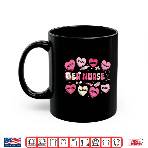 Valentine Er Nurse Hearts Coquette Pink Women Shirt 3 Mug Valentine ER Nurse Hearts Coquette Pink Women Shirt