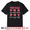 Funny Pain Scale Nurse Valentines Nurses Heart Rn Er Nursing Shirt
