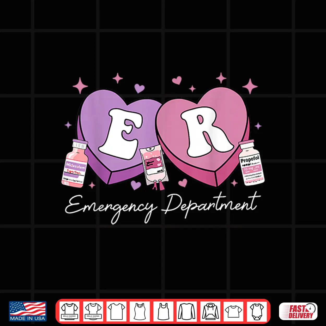 Emergency Department Nurse Valentine’S Candy Er Ed Nursing Shirt Emergency Department Nurse Valentine’S Candy Er Ed Nursing Shirt