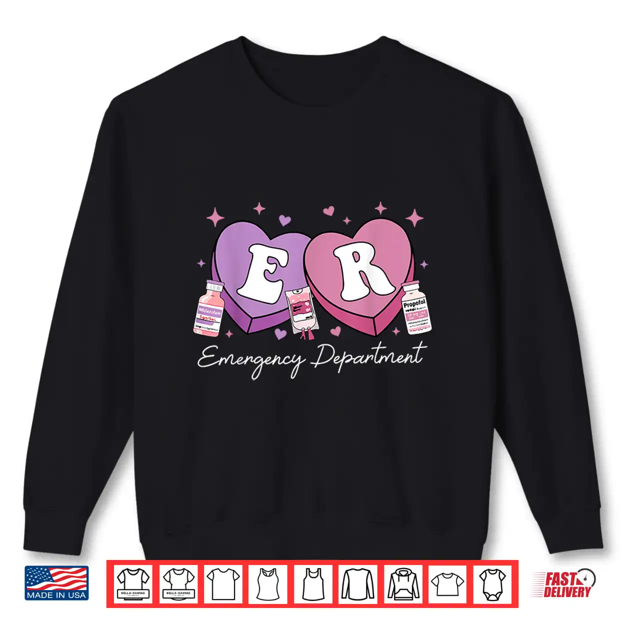 Emergency Department Nurse Valentine’S Candy Er Ed Nursing Shirt Emergency Department Nurse Valentine’S Candy Er Ed Nursing Shirt