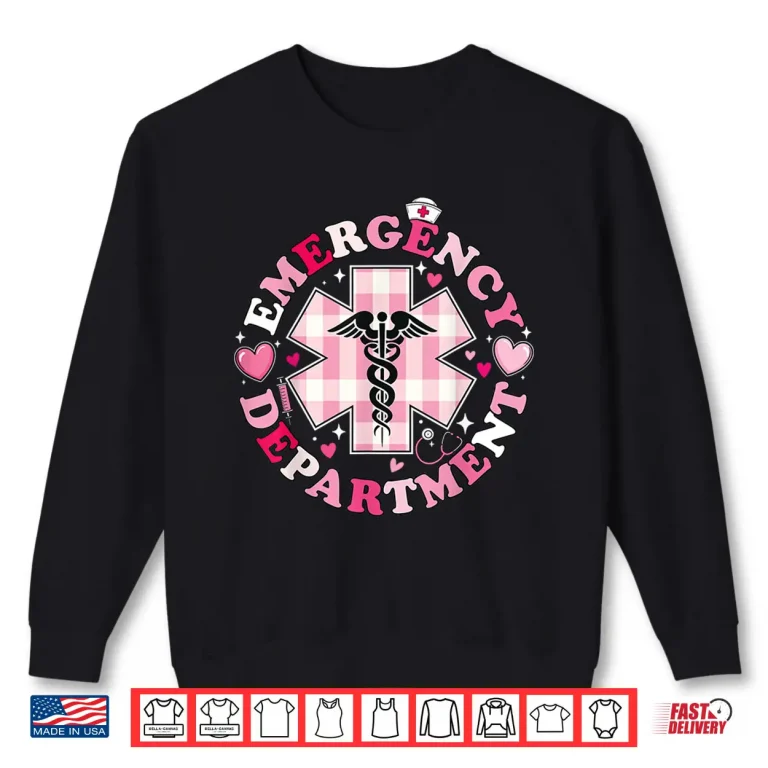 Sweatshirt Cute Emergency Department Valentines Day ER Nurse Shirt