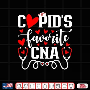 Design Cupids Favorite CNA Cute Heart Valentines Day Shirt