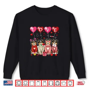 Sweatshirt Love Group Shelties Sunglasses Valentine Owner Family Kids Shirt