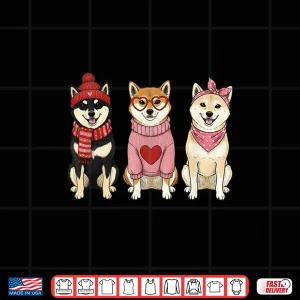 Design Cute Shiba Inu Valentine Dog Shirt