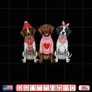 Design Cute German Shorthaired Pointer Valentine GSP Dog Shirt