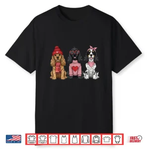 Cute American Cocker Spaniel Valentine Dog Shirt