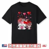 Couple Bichon Frises Valentine Hearts Tree Pickup Truck Shirt