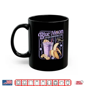 Mug Retro 80s Diner Blue Moon Over Brooklyn Extra Banana Lover Shirt