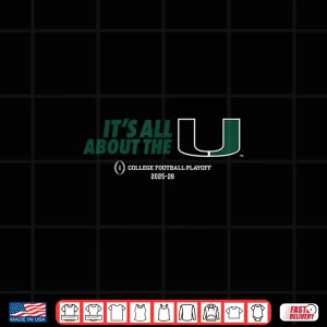 Design Miami 2025 26 College Football Playoff All About U Orange Shirt