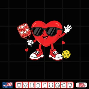 Valentines Day Pickleball Heart Player Women Girls Shirt 4 Design Valentines Day Pickleball Heart Player Women Girls Shirt