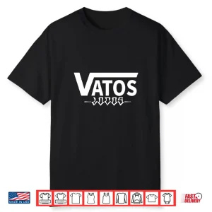 Vatos Locos Bold White Typography Retro Shirt