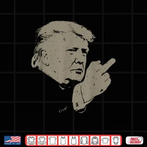Design Trump Middle Finger Funny Trump Meme 2026 Shirt 1