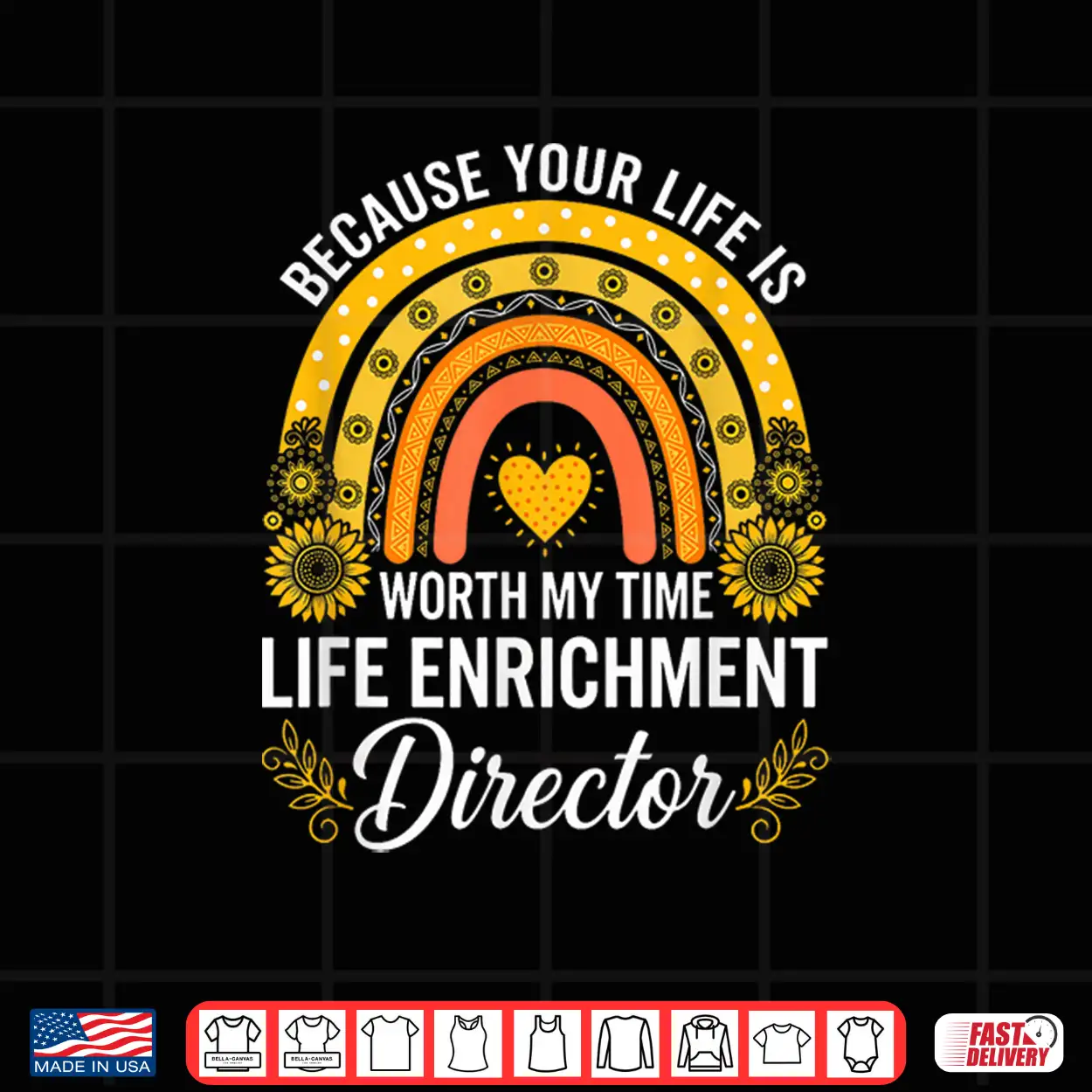 Sunflower Life Enrichment Director Activity Assistant Week Shirt Sunflower Life Enrichment Director Activity Assistant Week Shirt