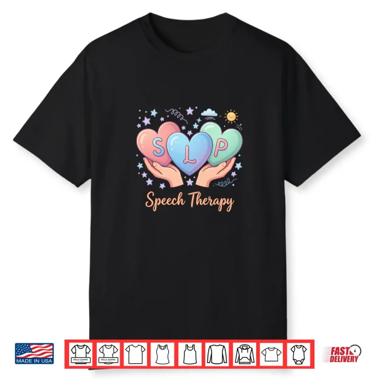 Speech Language Pathologist Valentines Day SLP Therapy Shirt 1