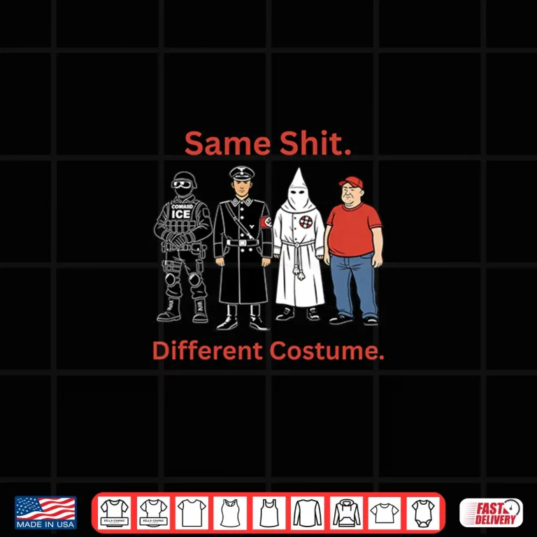 Design Same Shit Different Costume Satirical Character Art Gift Shirt 2