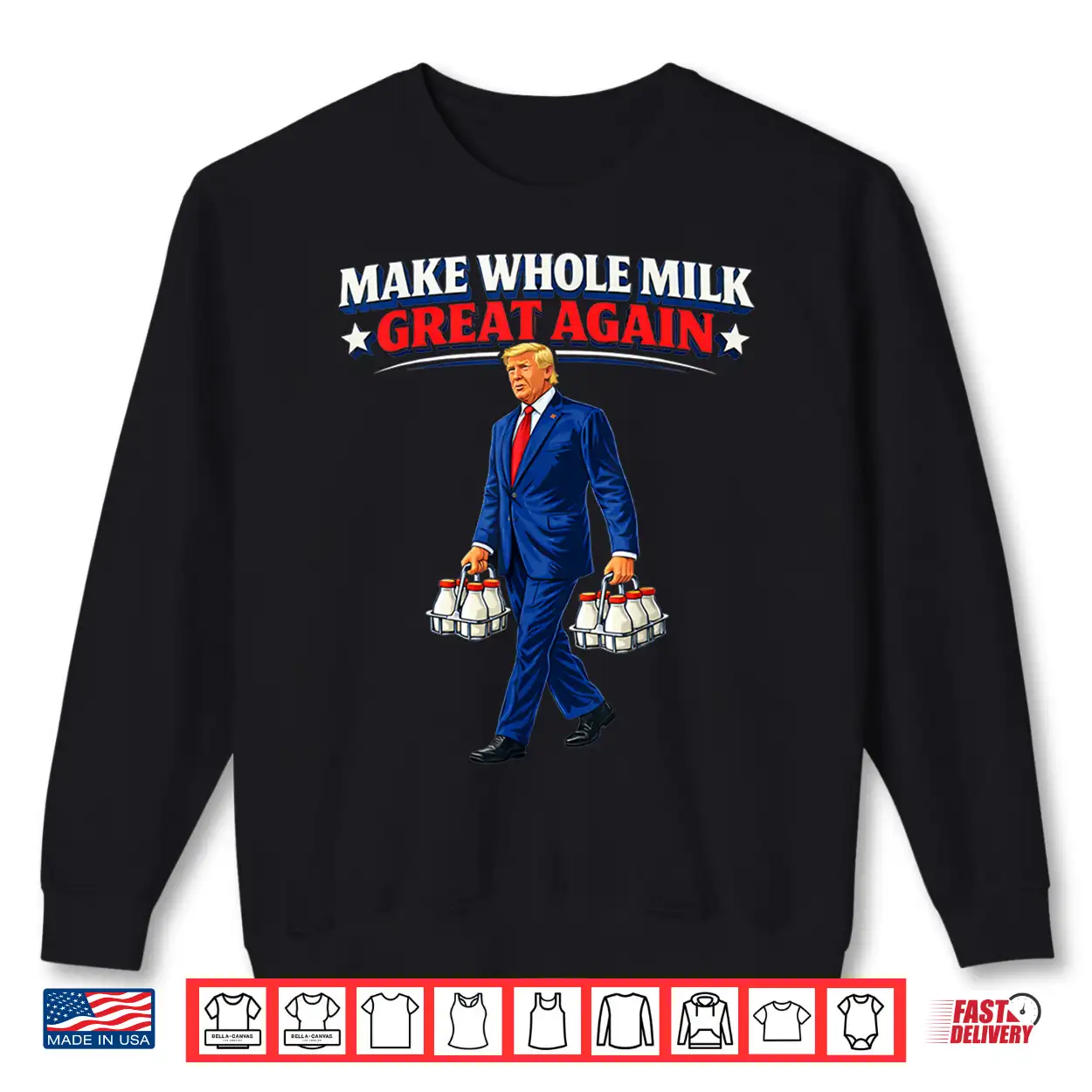 Make Whole Milk Great Again Trump Shirt Make Whole Milk Great Again Trump Shirt