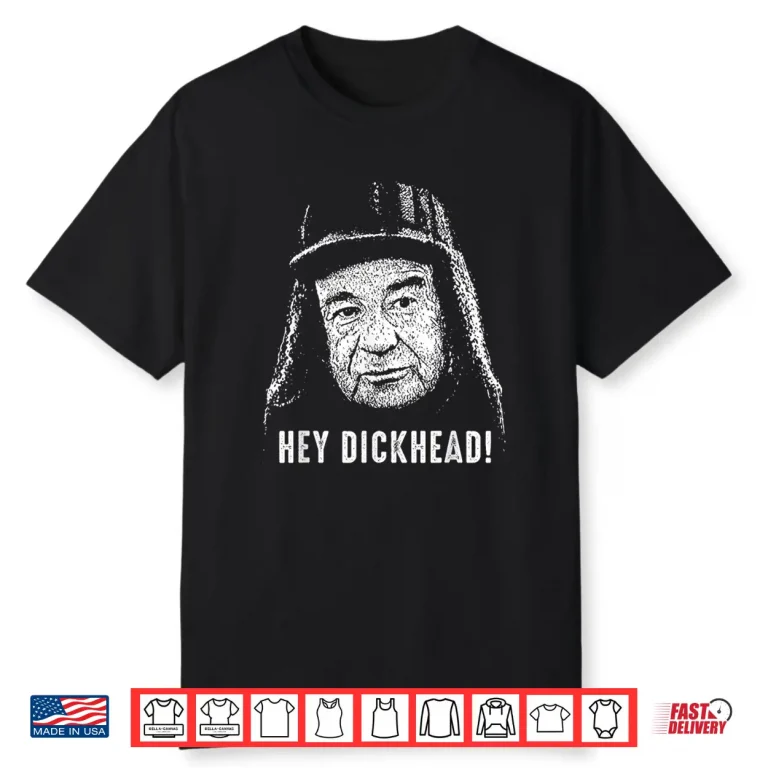 Hey Dickhead Vintage Portrait Edgy Meme Shirt 1