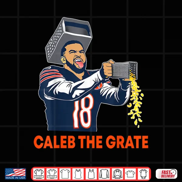 Design Caleb The Grate Game Day Football Cheese Grater Funny Meme Shirt 1