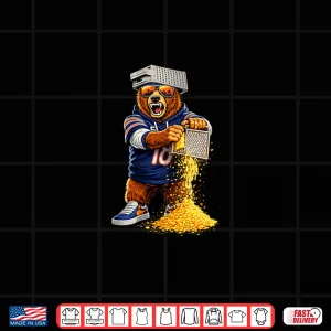 Design Bear with Cheese Grater Hat and Sunglasses Shirt 4