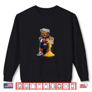Sweatshirt Bear with Cheese Grater Hat and Sunglasses Shirt 4