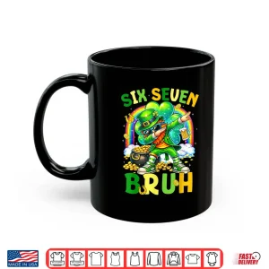 Mug St Patricks Day Six Seven 67 Bruh Meme Dabbing Leprechaun Shirt