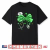 St Patrick’S Day Nurse Coquette Bow Stethoscope Girl Women Shirt