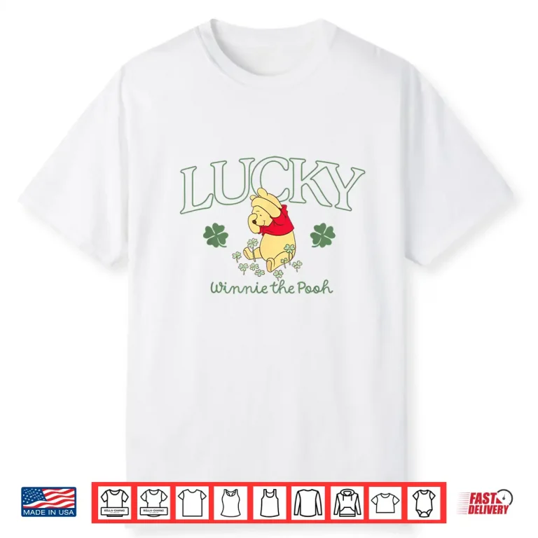 Disney Winnie The Pooh St. Patricks Day Lucky Winnie Pooh Shirt