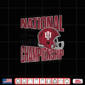Design Indiana Hoosiers National Championship CFP 2026 Vintage Gray Shirt