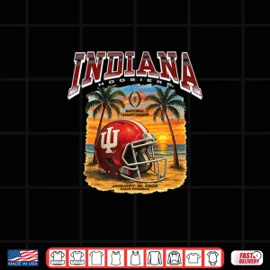 Design Indiana Hoosiers CFP National Championship 2026 Retro Sunset Shirt