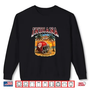 Sweatshirt Indiana Hoosiers CFP National Championship 2026 Retro Sunset Shirt