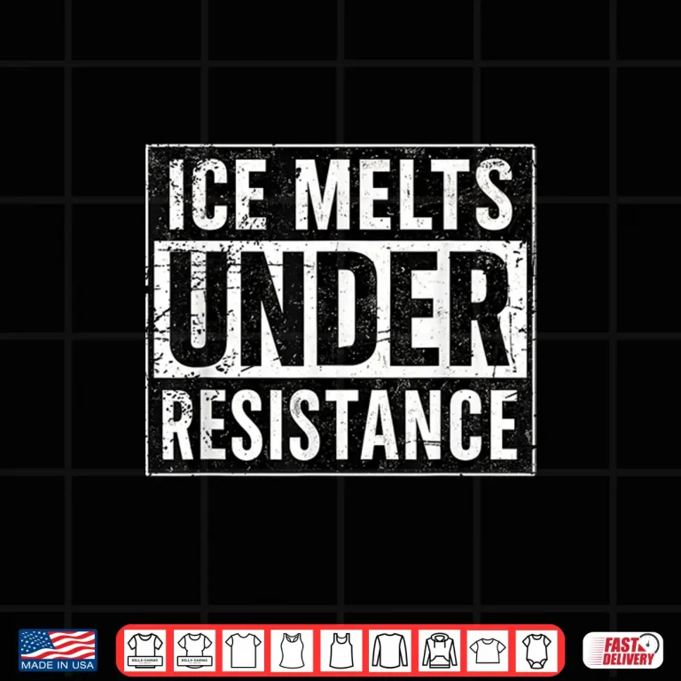 Design Ice Bold Statement Protest Distressed Graphic Shirt Shirt