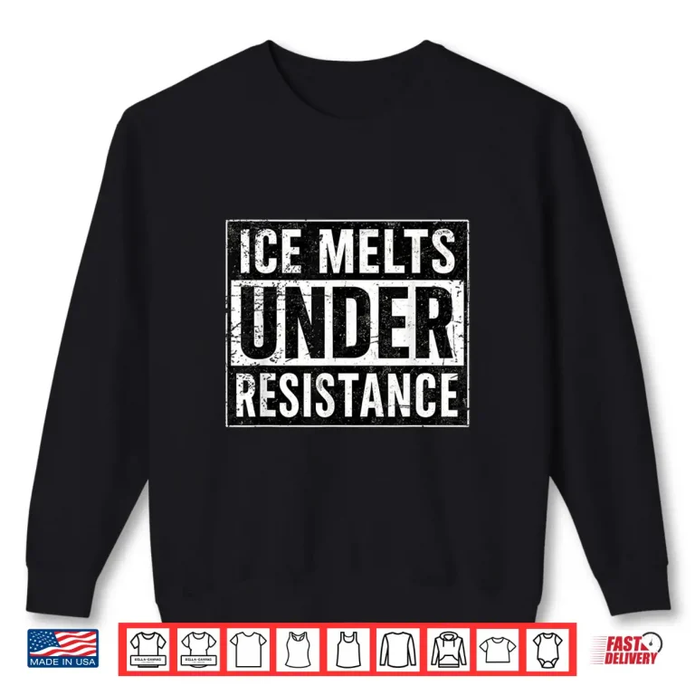 Sweatshirt Ice Bold Statement Protest Distressed Graphic Shirt Shirt