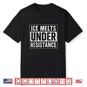 Ice Bold Statement Protest Distressed Graphic Shirt Shirt