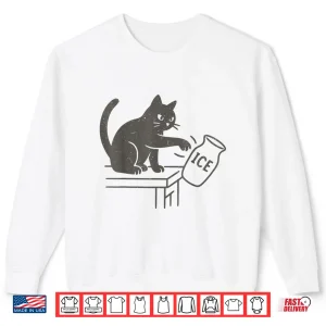 Sweatshirt Chinga La Migra Immigration Abolish ICE Funny Cat Shirt