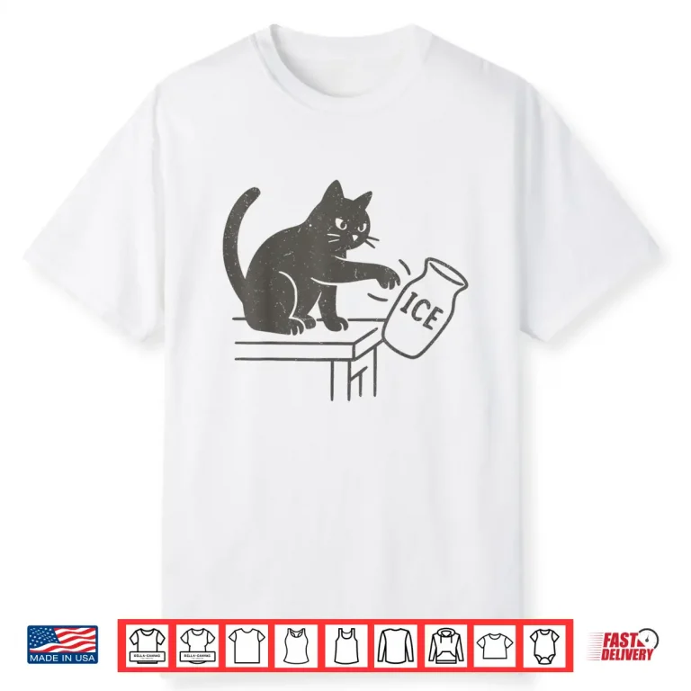 Chinga La Migra Immigration Abolish ICE Funny Cat Shirt
