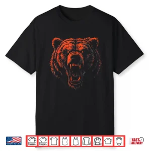 Retro Bear Gift For Men Women Boys Girls Kids Toddlers Youth Shirt
