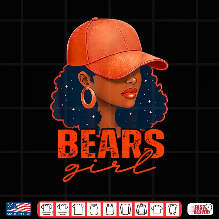 Vintage Bear Girl Black Women Sports Lover Shirt 4 Design Vintage Bear Girl Black Women Sports Lover Shirt