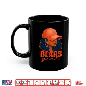 Mug Vintage Bear Girl Black Women Sports Lover Shirt