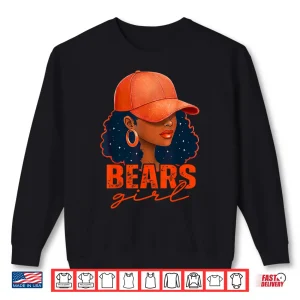 Sweatshirt Vintage Bear Girl Black Women Sports Lover Shirt