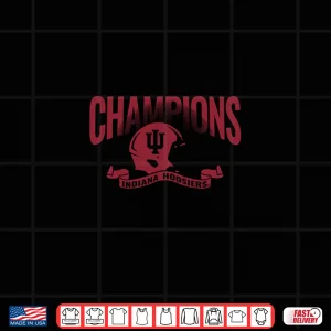 Design Indiana Hoosiers Peach Bowl Champs 2026 CFP Semifinal White Shirt