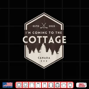 Design Im Coming to The Cottage Retro Vintage Shirt
