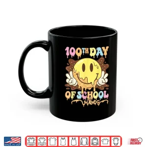 Mug Happy 100 Days 100th Day of School Vibes Gifts Kids Teacher Shirt