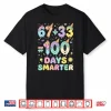 Funny 100Th Day Of School 67 Meme 100 Days Smarter Boys Girl Shirt